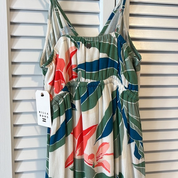 Spring Billabong floral dress, NWT - Picture 5 of 9